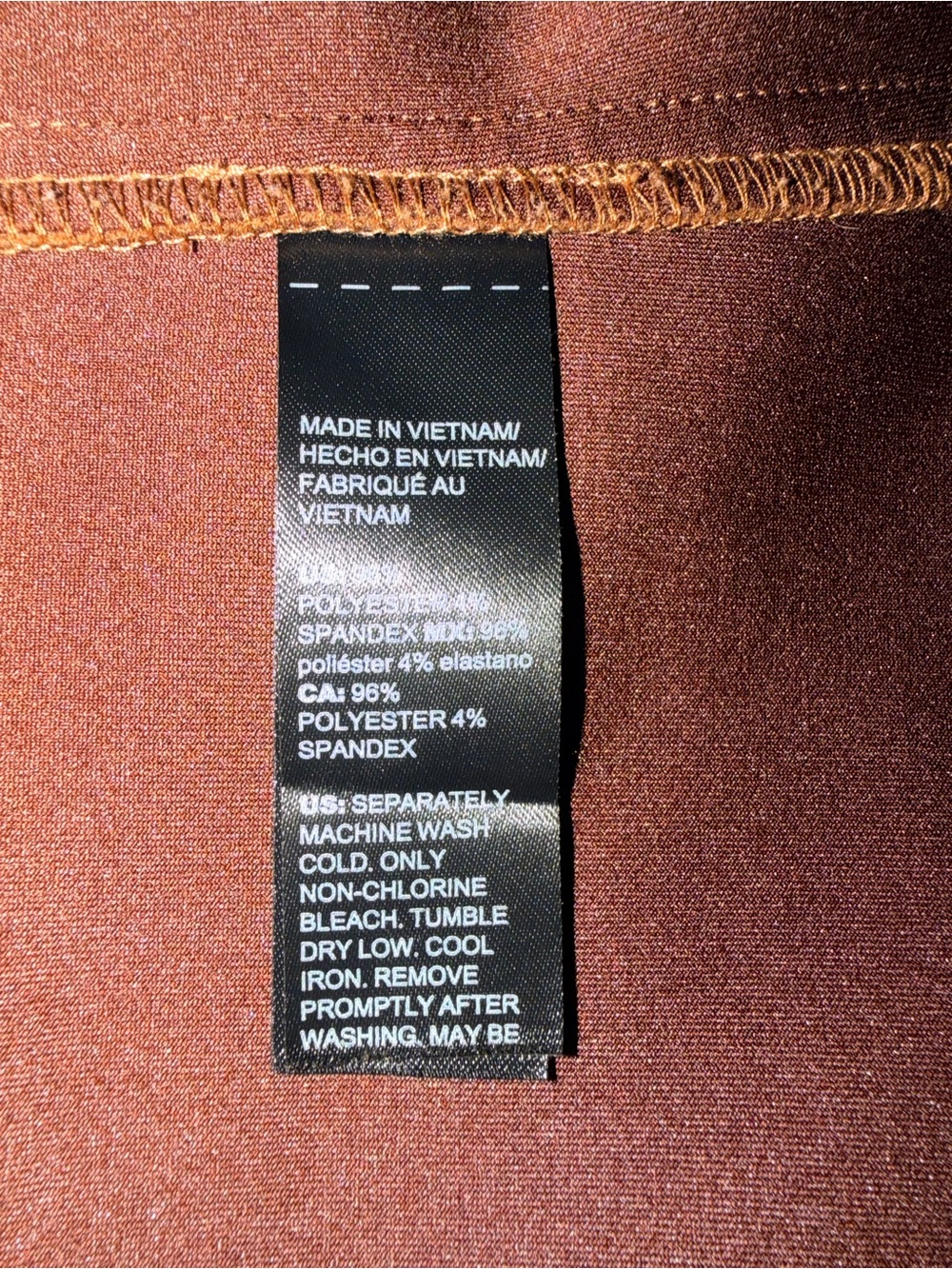 WHBM White House Black Market Faux Suede Blazer Size 12 Cognac Double Breasted - Picture 5 of 11